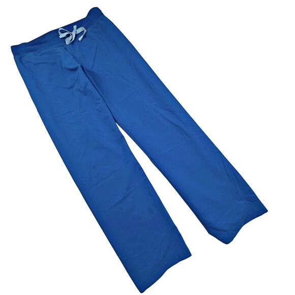 Figs Livingston Royal Blue PO 1797 Basic Scrub Pants T21003 Stretch Drawstring - Picture 2 of 8